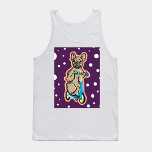 Polka Dot French Bulldog Tank Top